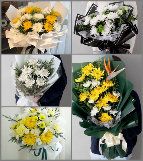 广西来宾忻城县遂意乡白事花束代送